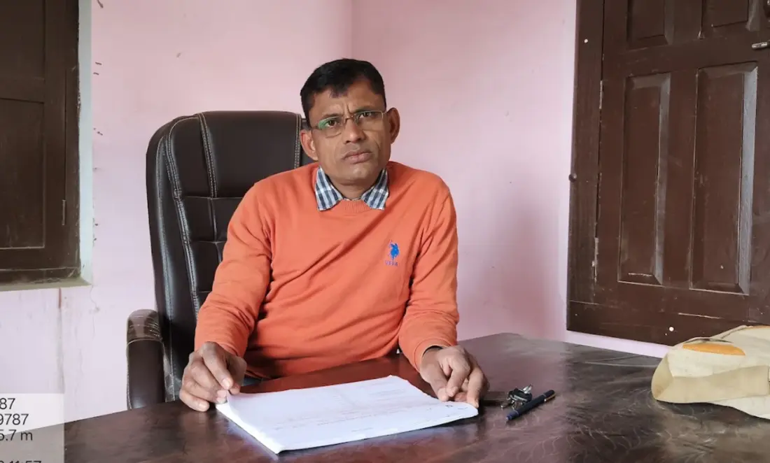 Rajpal Sewa Sansthan representative at the office
